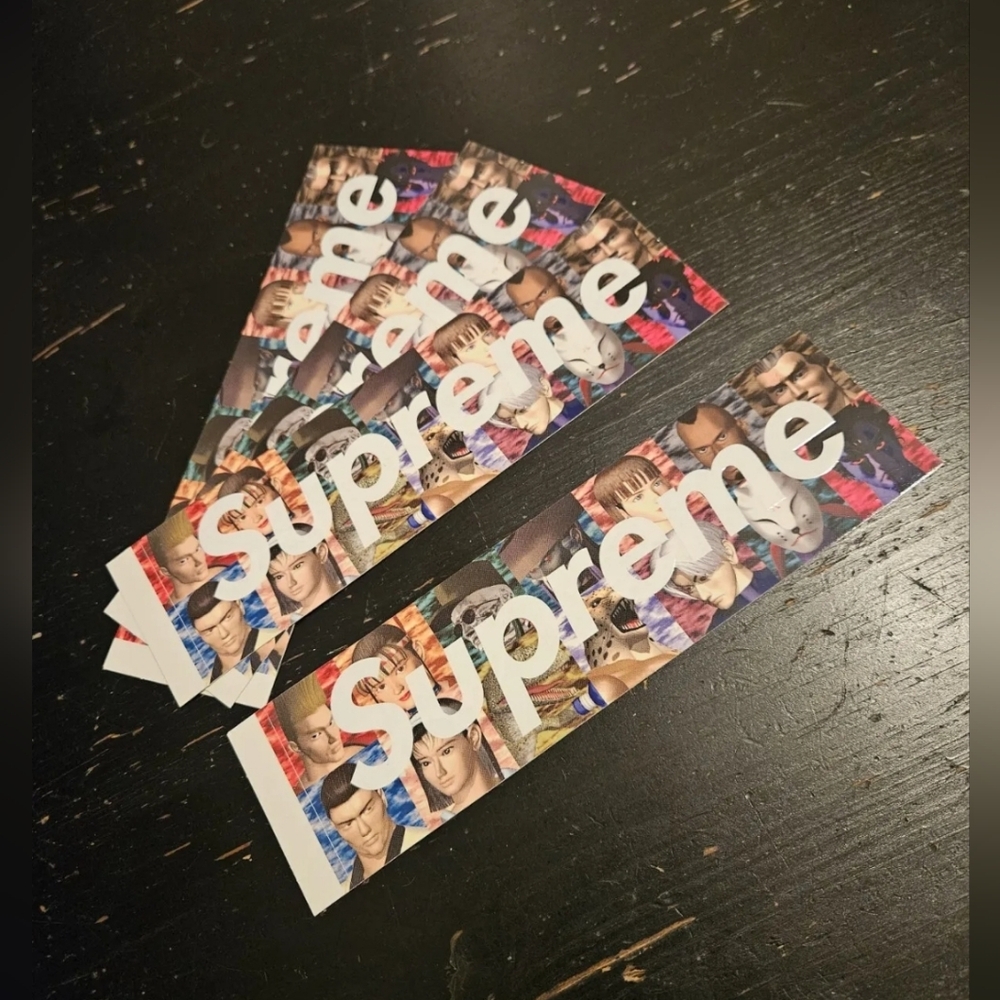 You're buying 1 Supreme x Yohji Yamamoto x Tekken Box Logo Sticker from FW22
